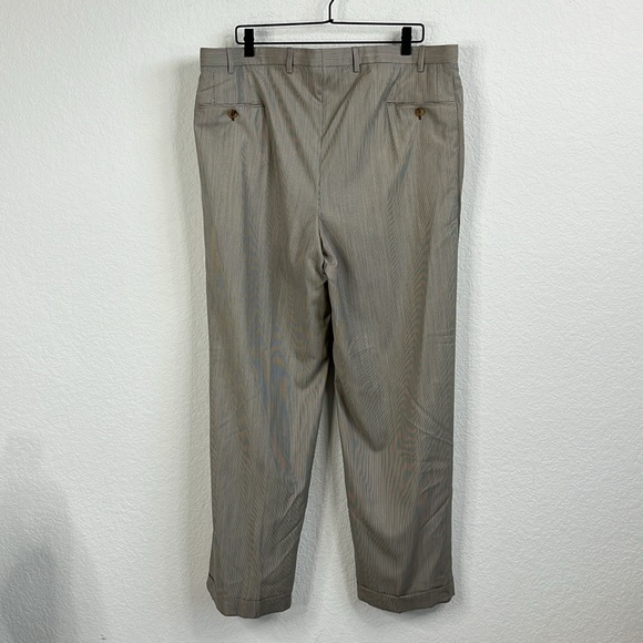 Brioni Striped Barneys New York Virgin Wool 2 Pc 2 Button Summer Suit - Picture 11 of 14